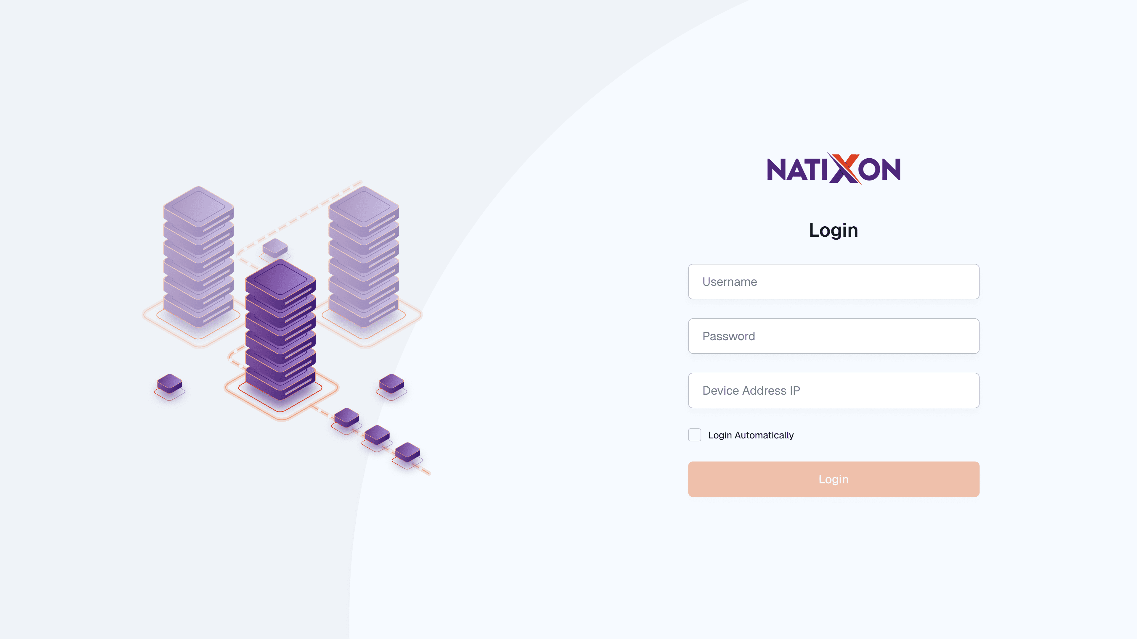 NDM — Natixon Device Manager interface (light theme)